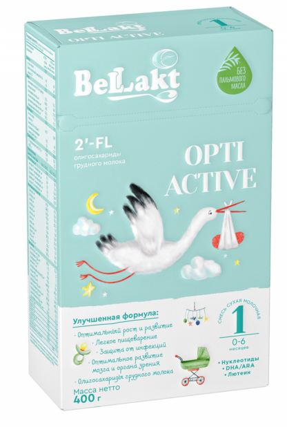 Смесь сухая молочная адаптированная "Беллакт" ОPTI ACTIVE 1